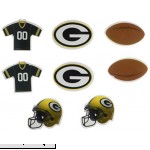 Kole Imports NFL Licensed Green Bay Packers Shaped Erasers Set FB387